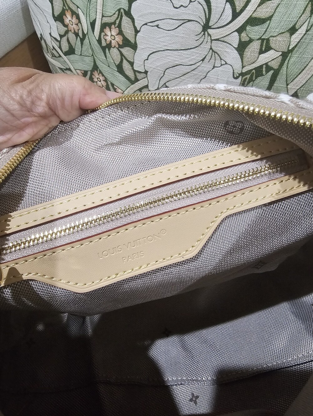 BEAUTIFUL JACQUARD MONOGRAM SOFT SPEEDY 30 PEUPLIER - Picture 11 of 12